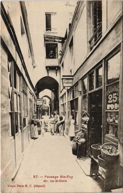 CPA PARIS 1e - Passage Ste-Foy (58135)