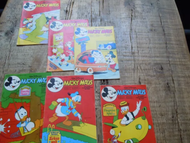 Original Walt Disneys Micky Maus, 6 Stk siehe Artikel