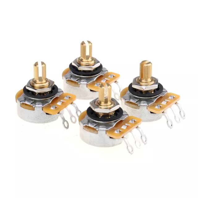 Musiclily Ultra CTS 450G 4Pcs A250K Audio Taper Short Split Shaft Potentiometer