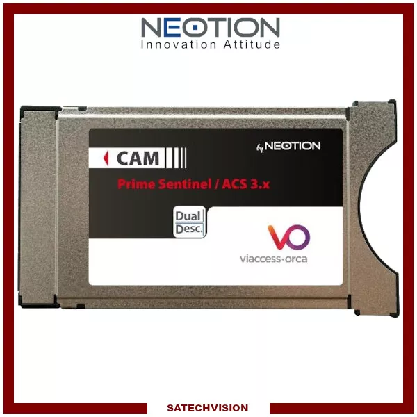 Module CAM CI Neotion Dual Viaccess-Orca Prime Sentinel ACS 3.x.