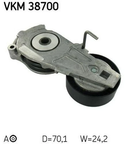 SKF Poulie-tendeur courroie trapézoïdale à nervures Galet tendeur VKM 38700 70mm