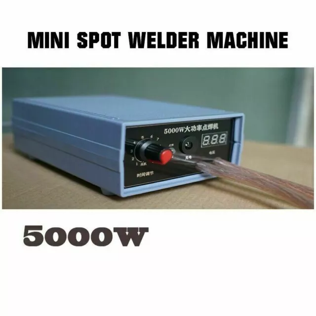 5000W DIY Portable Mini Spot Welder Machine Welding Power+Pen for 18650 Battery 3