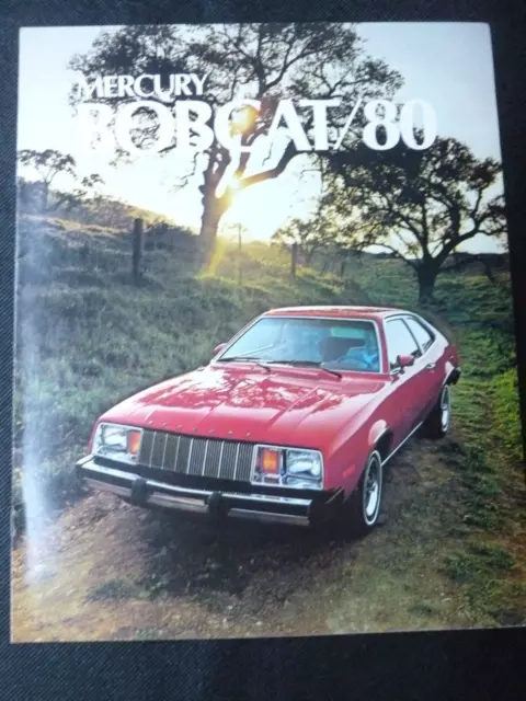 1980 Mercury BOBCAT Automobile Dealer Sales Brochure