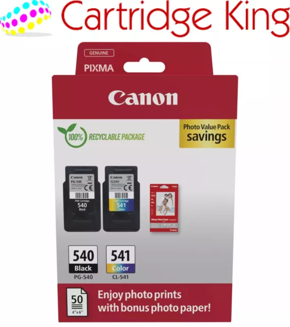 Canon PG-540/CL-541 Tintenpatrone + Fotopapier Preis-Leistungs-Verhältnis