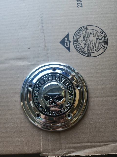 thumbnail image 2 of Harley Davidson Willie G Skull Air Cleaner Trim - Genuine OEM 29417-04 2 of 5