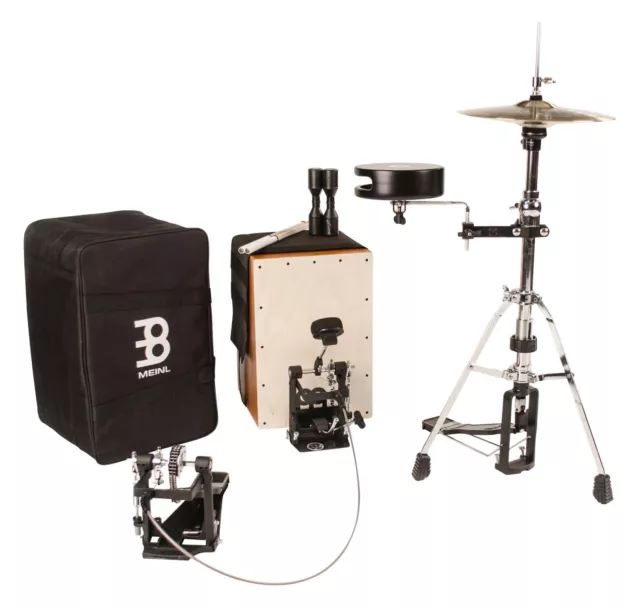 Cool Mini Cajon set de batería incl. pedal, redoblante, hiHat, bolso, palos y agitador