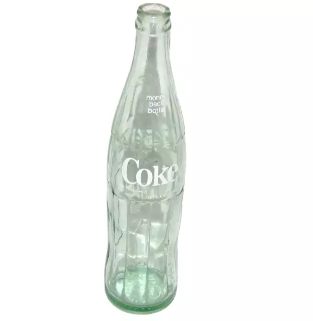 Coca Cola Coke Green Glass Bottle Tall 1 Pint 16 oz Vintage Vtg Old Coca-Cola