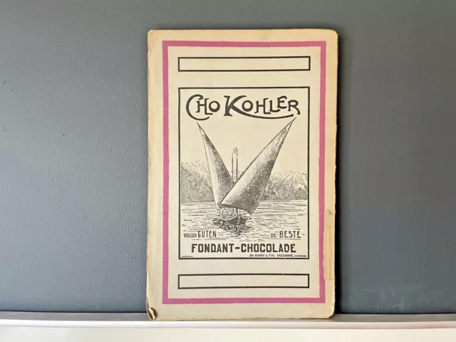 Cho Kohler Chocolat et Liqueur Bénédictine vintage Magazine Publicité...