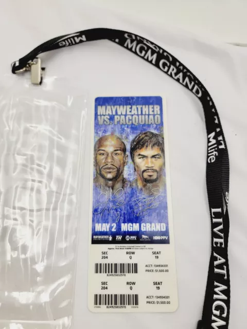 Mayweather Pacquiao Boxing Ticket