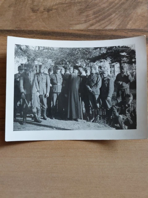 Orig Foto soldaten Priester Stadt Russland ww2 wk2 Weltkrieg militaria Russia