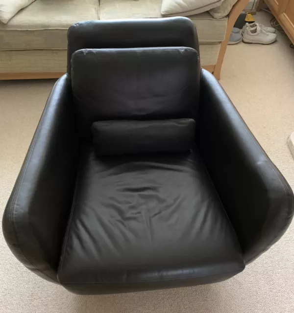 Habitat Leather Armchair FOR SALE PicClick UK