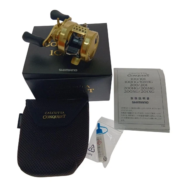 SHIMANO BAIT REEL Calcutta Conquest 101HG 04237 with some