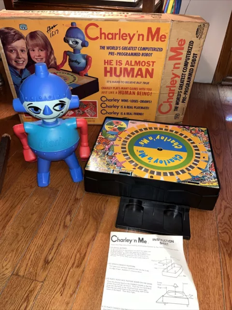 Vintage topper 1967 Charley N Me Computerized robot game