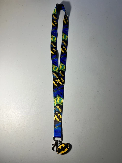 Batman Lanyard Blue with Logo Charm