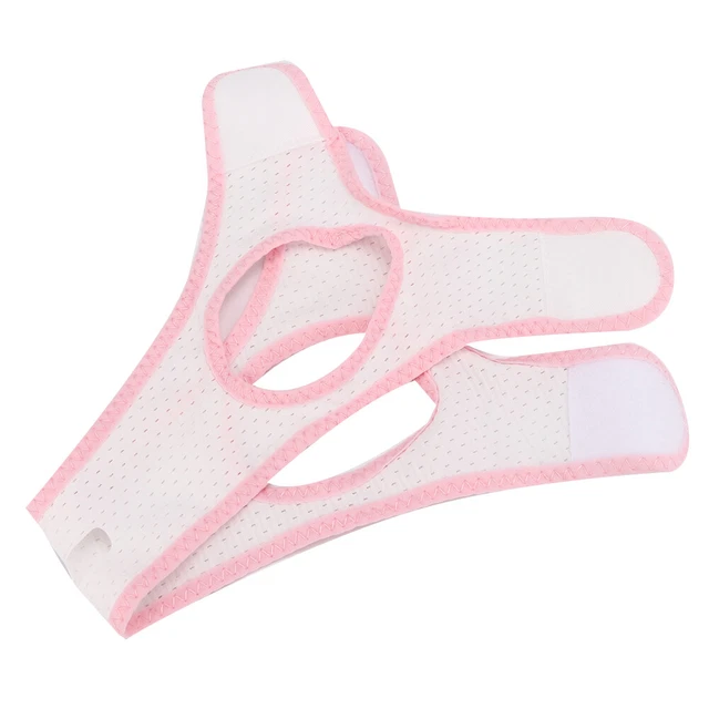 (White Triangular Strap)Anti Snoring Strap Anti Snore Chin Strap Snore AGS