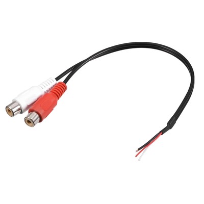 Maschio 2pz Connettore audio altoparlanti PUNTO LINEA spina volante maschio con viti 