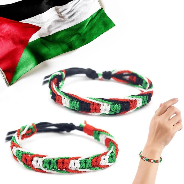 Bracelet Silicone Free Palestine - Wristband Multicolore, Neuf Avec étiquettes