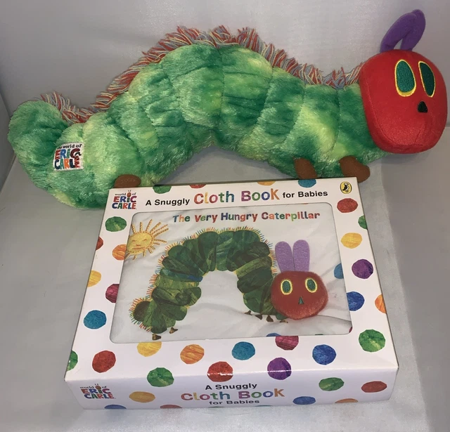 THE WORLD OF Eric Carle Very Hungry Caterpillar Cloth Book And Cuddly ...