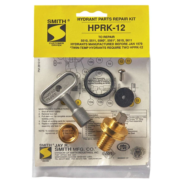 JAY R. SMITH MFG. CO HPRK-12 Hydrant Repair Kit