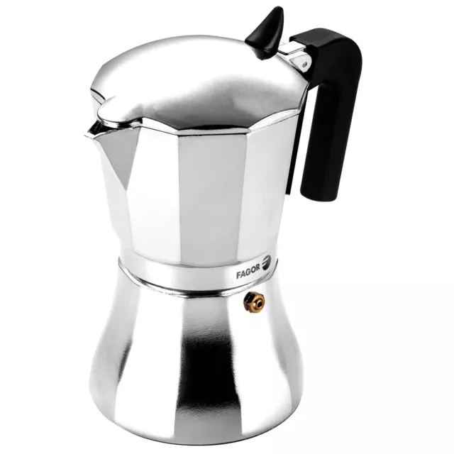 Cafetera Italiana, Inducción, Aluminio, 6 Tazas Café Express Apta todas Cocinas