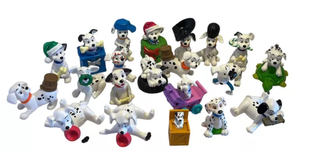 101 Dalmatians Toy Lot Cake Toppers Plastic Figurines Mixed Disney 20 ea Flaw