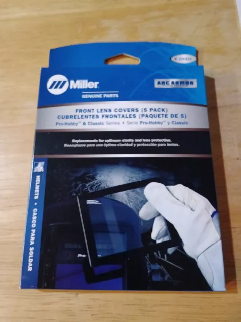 Miller Pro-Hobby Series Front Lens Covers - 5 pack - 231411. Brand new.