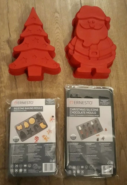 NEW! Ernesto Silicone mould Christmas baking muffin cake, chocolate, jelly, Ice