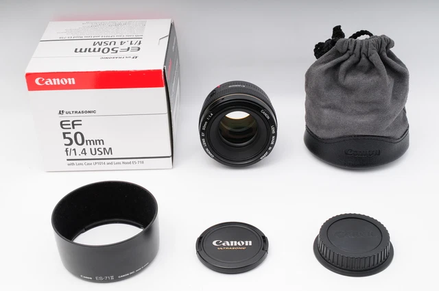 Canon EF 50mm f/1.4 USM AF Standard Lens For EOS [Near MINT in Box] JAPAN #702