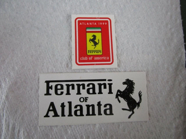 Vintage Ferrari Club Sticker Lot 348 355 328 308 430 360 458 Testarossa Mondial