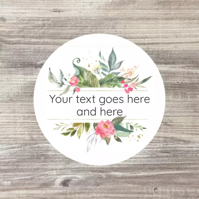 70 x Personalised Stickers, Wedding Stickers, Wedding Favour Label, 37mm Circles