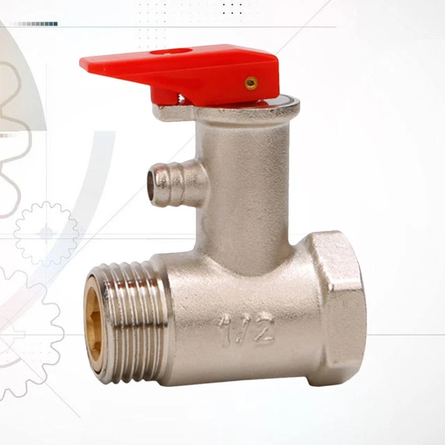 Soupape De Sécurité En Acier Inox 304, Filetage 1/2" BSPT, Pression Fixe 10 Bar Pour Compresseur Ou Autocuiseur
