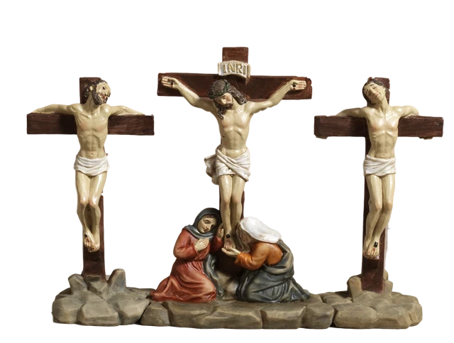 Set 4 Statue Deposizione Di Gesù In Resina 13 Cm - Presepe Pasquale By Paben, Decorazione Religiosa