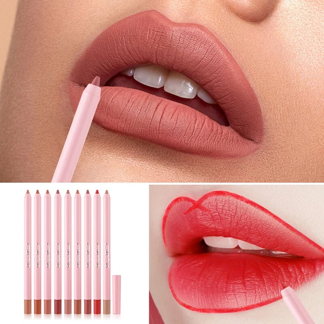 Pen matita per labbra in velluto nudo rossetto tazza antiaderente impermeabile〇