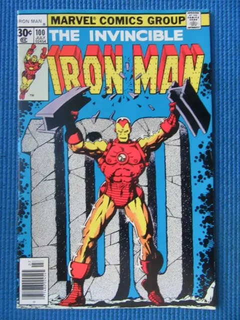 Invincible Iron Man # 100 - (Nm) -Starlin Cover-100Th Issue-10 Rings Rule World