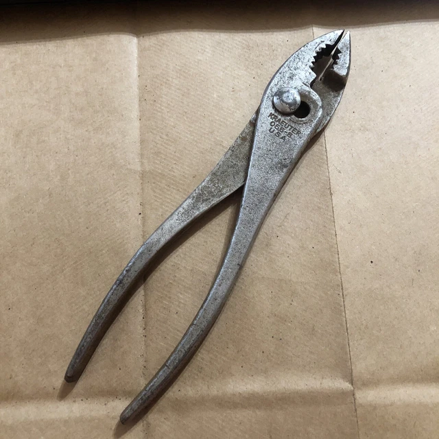 KRAEUTER Tools VTG Slip Joint Pliers USA 056-8 Lineman 8”