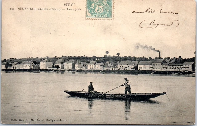 58 NEUVY SUR LOIRE - les quais.