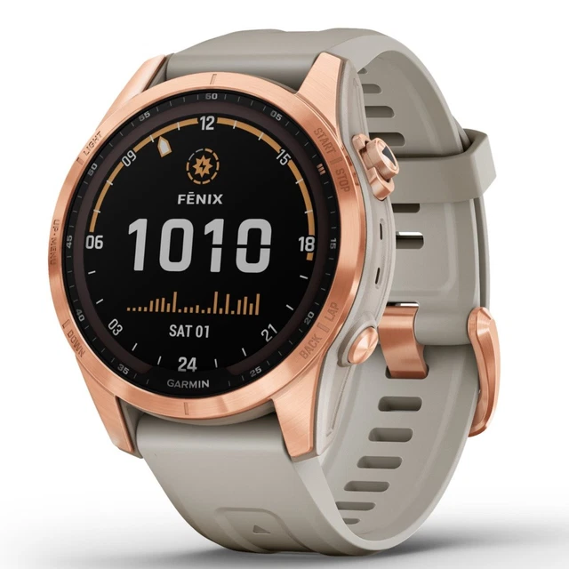 MONTRE GARMIN 7S SOLAR Smartwatch Silicone TOUCHSCREEN 42mm 010