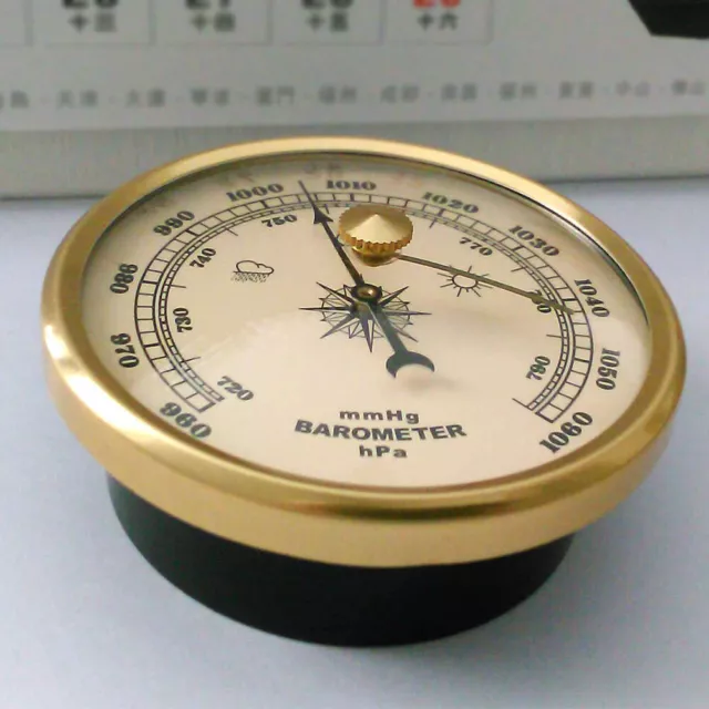 Wall Hanging Thermometer Hygrometer Barometer Metal Weather Station Humidity AUS