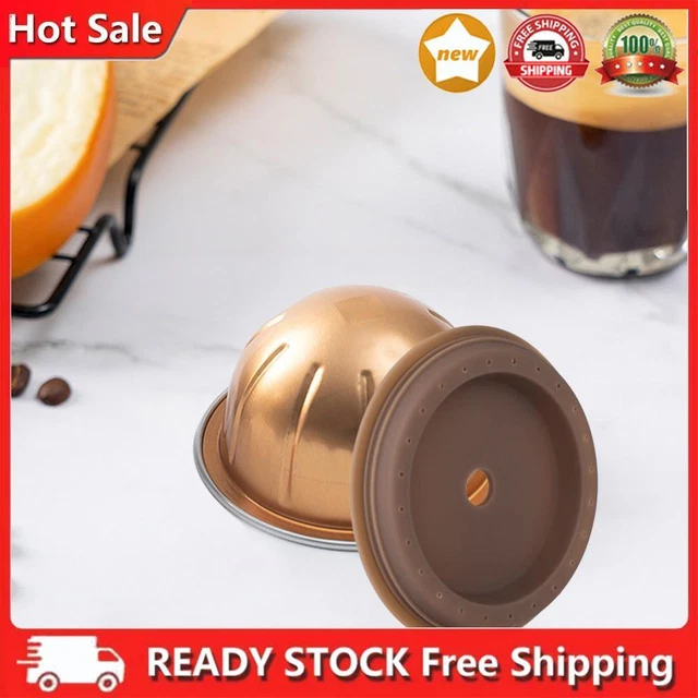 Silicone Lid Practical Sealing Lid Caps for Vertuo Coffee Capsule Cup Refillable