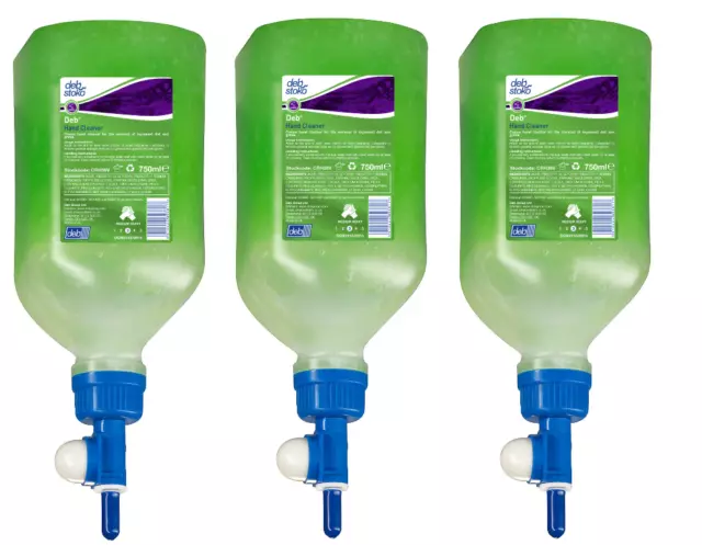 Deb Van Cradle Waterless Hand Cleaner Cartridges (3 x 750ml)