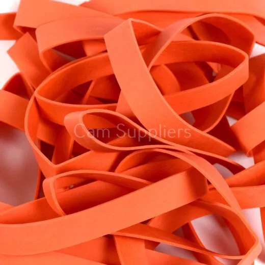 Qty 110 150g 60mm x 6mm Strong Heavy Duty Elastic Red Rubber Bands No.62