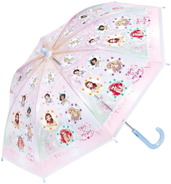 Skater Children's Princess Vinyl Umbrella 45cm For 5-6 Years Old About 1...