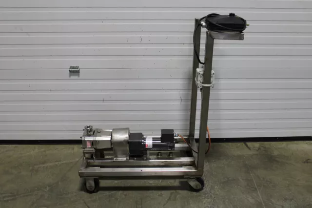 1" Viking Pump- Idex Sq1 Roatry Lobe Pump Cart 1 1/2" Sanitary Fittings