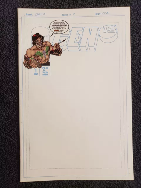 Gen 13 #1 Blank High Grade NM+ Do It Yourself Variant - Image 1995