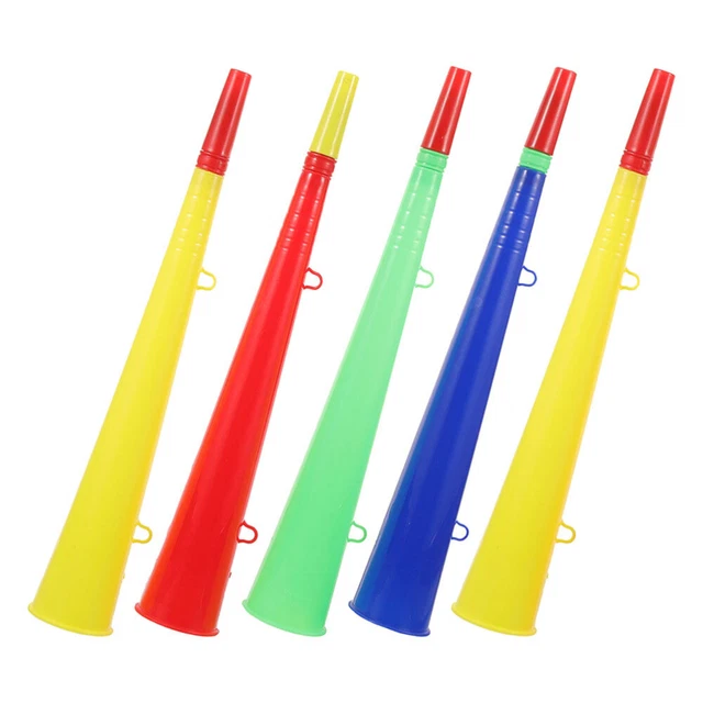 5PCS STADIUM HORN Plastic Trumpet Noisemakers for Sporting Events