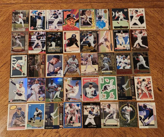 Kenny Lofton 83 Card Rookies Inserts Acetate Lot Baseball Card Collection