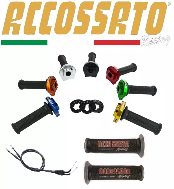 Accossato Comando Gas Rapido + Manopole Gr002 Kawasaki Ninja 600 Zx6R 2005-2016