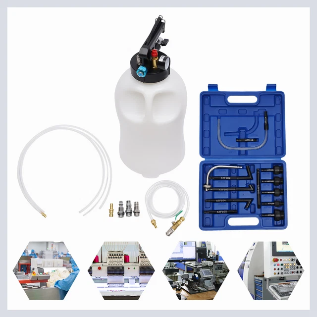 10L PNEUMATIC TRANSMISSION Fluid Pump Extractor & Dispenser ATF Refill ...