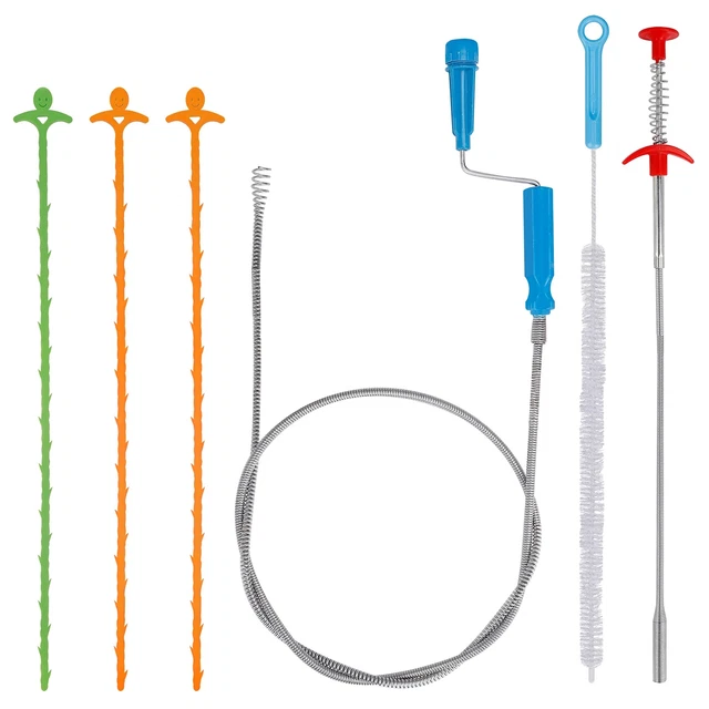 Déboucheur De Canalisation, Outil De Débouchage D'évier, Brosse De Nettoyage Réutilisable (4