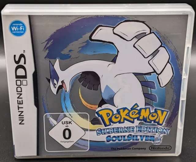 Pokémon Silberne Edition SoulSilver Nintendo DS Pokemon NDS mit Anleitung ✅